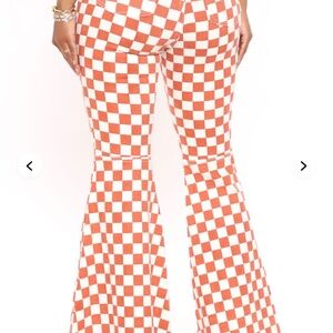 Big Race Extreme Flare Leg Jeans - Rust